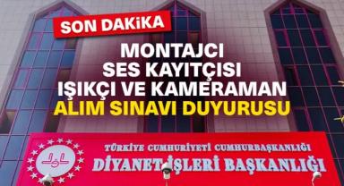2025 Yılı Montajcı, Ses Kayıtçısı, Işıkçı ve Kameraman Alım Sınavı Duyurusu