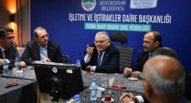 Başkan Büyükkılıç’tan Teknik Ekip ile Sabah Çorbası