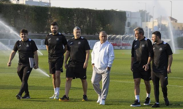 Fatih Terim, yeni takımı Al-Shabab'ın başında ilk antrenmanına çıktı