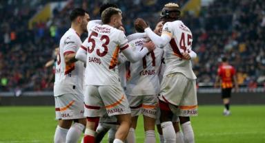 Kayserispor deplasmanından farklı galibiyetle dönen Galatasaray, zirvede puan farkını açtı