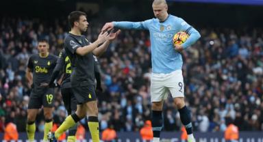 Manchester City 3 puana hasret! Everton'la da berabere kaldılar