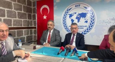 AK Parti Gurup Başkanı Abdullah Güler Anadolu Basın Federasyonu’nda konuştu