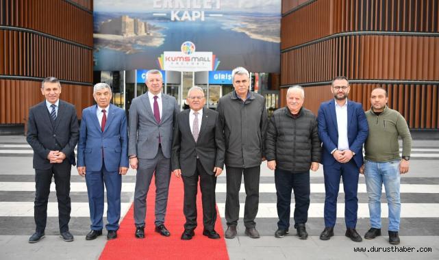 Başkan Büyükkılıç’tan Kumsmall Alışveriş Merkezi'ne Ziyaret