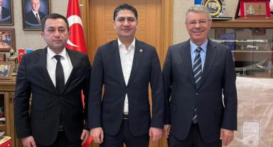 Başkan Hüseyin Akay, İsmail Özdemir’i Ziyaret Etti