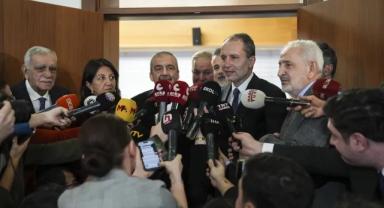 Fatih Erbakan, DEM Parti heyetiyle görüştü