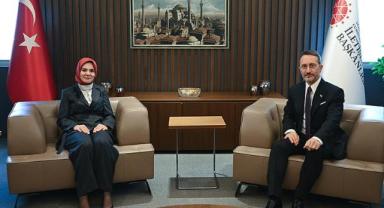 İletişim Başkanı Altun, Aile ve Sosyal Hizmetler Bakanı Göktaş ile görüştü