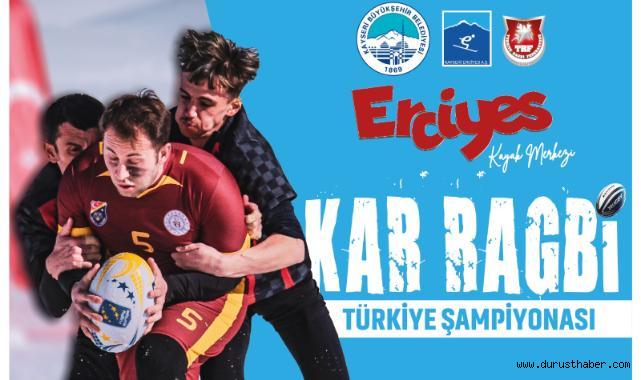 Kar Ragbi Türkiye Şampiyonası, Erciyes’te Düzenlenecek