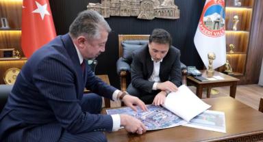 Başkan Sarıkaya'dan Vali Çiçek’e Özel Sunum!