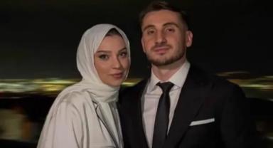 Kerem Aktürkoğlu, kramponuna nişanlısının adını yazdırdı