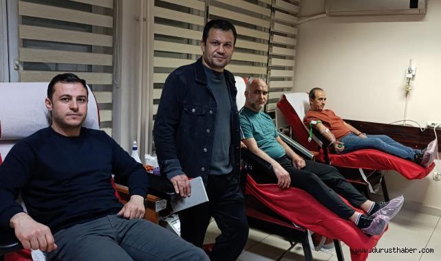 Ulaştırma Memur-Sen Kayseri Şube Başkanı Abdullah Saygı’dan Kan Bağışı Kampanyası