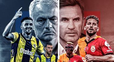 Fenerbahçe - Galatasaray derbisinin ilk 11'leri