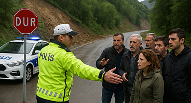 Samsun'da İkinci Heyelan: Vatandaşlar Engellendi
