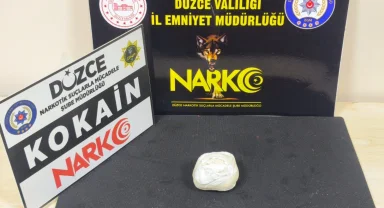 Düzce’de 125 Gram kokain ele geçirildi: 1 kişi tutuklandı