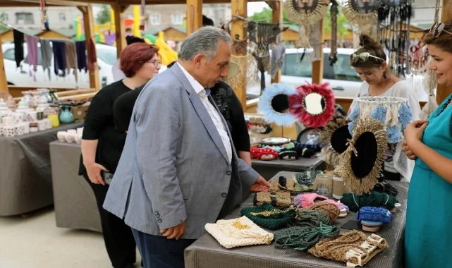 Kayseri Talas'ta bayram öncesi Maharetli Eller zamanı