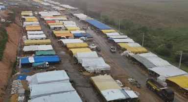 Kocaeli Gebze'de kurban pazarı kuruldu