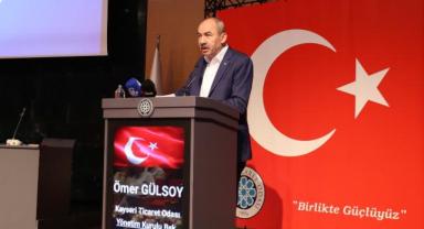 Başkan Gülsoy, Dünyanın barışa kavuşması, bizim de huzura kavuşmamız demektir