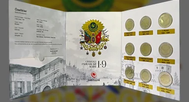 Darphane'den 'Osmanlı Padişahları Bimetal Hatıra Para'ları satışa çıkıyor