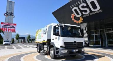 Kayseri OSB Araç Filosuna Vakumlu Yol Süpürme Aracı Eklendi