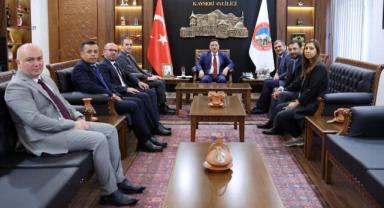 Kayseri Valisi Gökmen Çiçek, Asya Kalkınma Bankası Heyetini Ağırladı