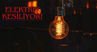 Kayserililer dikkat! Elektrik kesintisi var