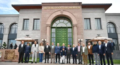 Memduh Büyükkılıç Mehmet Şimşek'i ağırladı