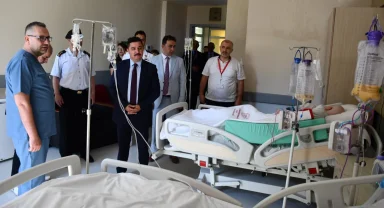 Mudanya Kaymakamı Terzi’den hastanede 'şifa' ziyareti