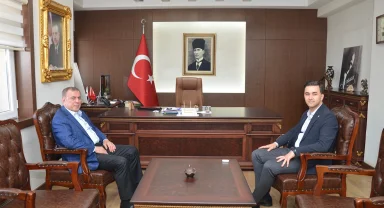 Başkan Şahin'den Kaymakam Kaya’ya Hayırlı Olsun ziyareti