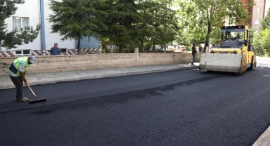 Kayseri Melikgazi'den ulaşımı rahatlatacak asfalt çalışması