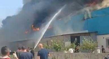 Kayseri OSB’de Sünger Fabrikasında Büyük Yangın Çıktı