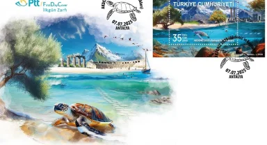 PTT'den 'Akdeniz'e ilkgün zarfı