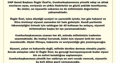 AK Parti Kayseri Milletvekili Bayar Özsoy’dan Özgür Özel’e sert tepki