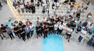 Başkan Palancıoğlu Havacılık Lisesinin yeni öğrencileri ile tanıştı