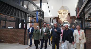 İl Başkanı Hüseyin Okandan “Çarşı Melikgazi”yi Ziyaret Etti