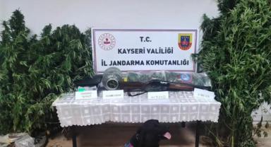 Jandarma 3 bin 210 gram narkotik madde ele geçirdi