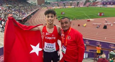 Kayserili genç atlet Kıyasettin yine rekor kırdı