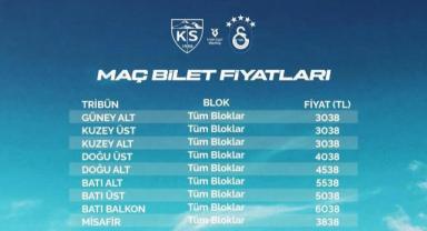 Kayserispor - Galatasaray maçının biletleri satışa çıktı