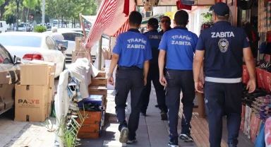 Manisa’da kaldırım işgallerine müdahale