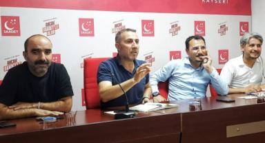 Saadet Partisi Kayseri’den fidan ve Gazze seferberliği
