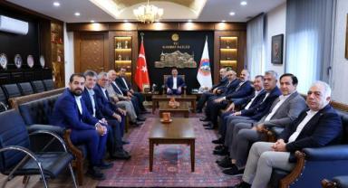 Vali Gökmen Çiçek, KTO Heyetini Makamında Kabul Etti