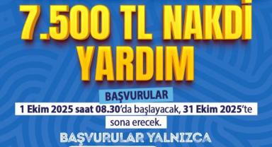 7 Bin 500 TL Nakdi Destek
