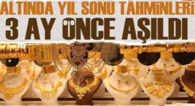 Altın fiyatları rekor kırıyor: Yıl sonu tahmini aşıldı