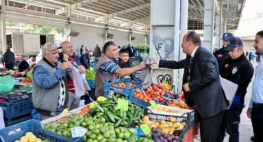 İncesu’da Pazarcılara Kayseri’de Bir İlk: Önlük Hediyesi