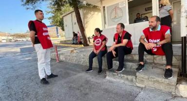  Karşıyaka Belediyesi’nde işçiler süresiz iş bıraktı