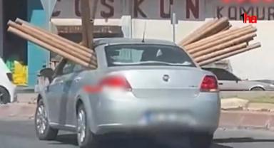 Kayseri’de ters yönde giden sürücülere 21 bin TL ceza