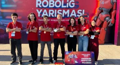 Sümer Fen Lisesi Teknofest Robolig Yarışmasında Türkiye Birincisi