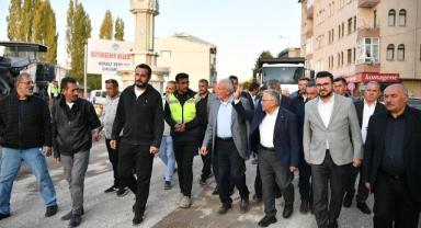 Altyapı Çalışmalarını İnceledi