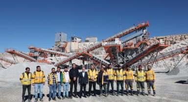 Başkan Çolakbayrakdar: “1 Milyon Ton Agrega Ürettik”