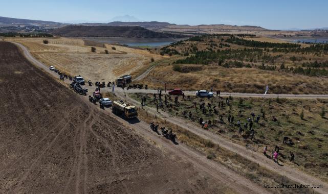 Büyükşehir, Sarımsaklı’da 1.500 Fidanı Toprakla Buluşturdu