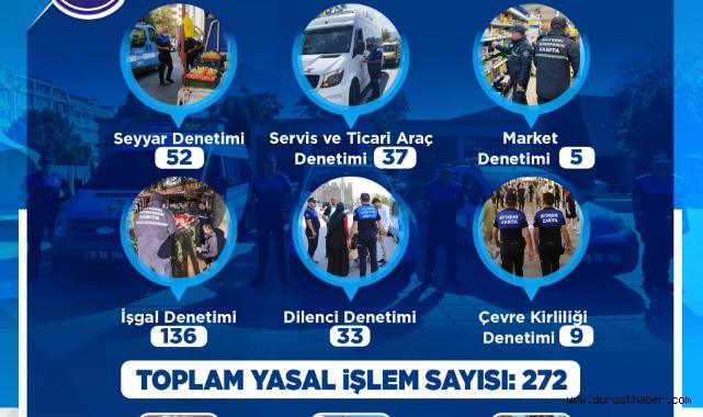 Büyükşehir Zabıta’dan Eylülde 272 Denetimle Sıkı Takip