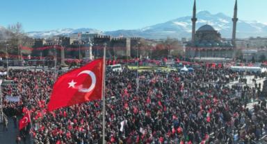 Kayseri Halkı Filistin İçin Yürüyüşe Çıkıyor